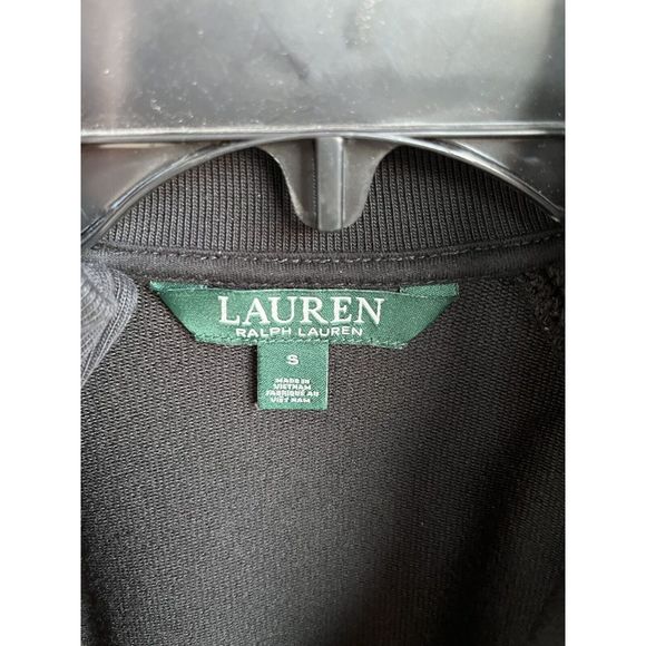 Lauren by ralph lauren track jacket - size small - black - Picture 6 of 7